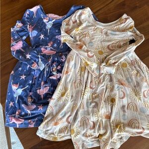 Little Sleepies Play! Dresses Sz 4T VGUC